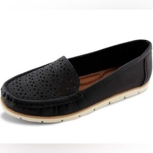 JABASIC Womens Penny Loafers Breathable Slip on Flat Shoes Moccasins